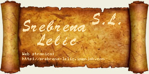 Srebrena Lelić vizit kartica